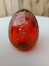 Lovely Faberge Glass Amber