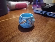 Wade 1950s Blue/Turquoise Bramble Mustard/mint sauce Bowl