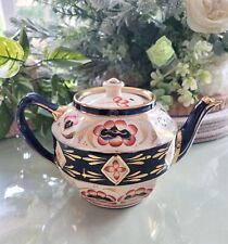 Vintage Sadler Teapot Imari Style Pattern Gilted.