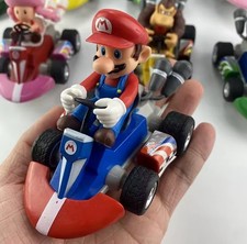 Super Mario Kart Pull Back Car Mini Action Figure Toys Fun Christmas