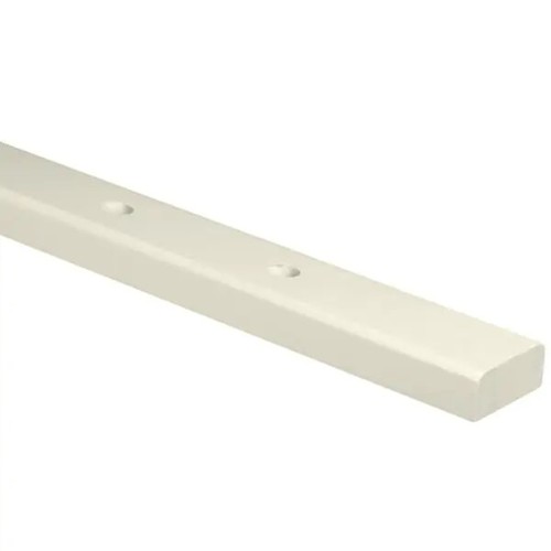 White primed modern rake - white, md