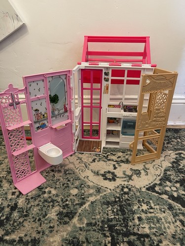 Barbie dolls house foldable - dolls,