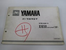 XJ650 Special Parts List, 1st