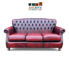 *Oxblood Leather Chesterfield sofa Thomas Llyod (VICTORIA) FREE DELIVERY *