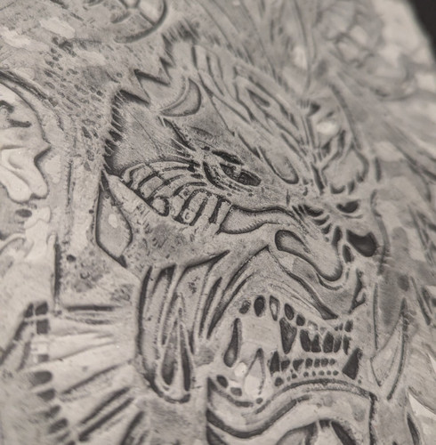 Oni yokai clay - oni,
