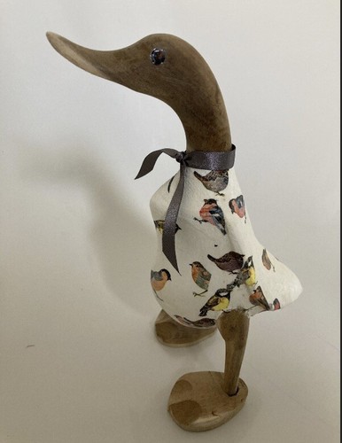 Wooden duck with webbed - wooden,