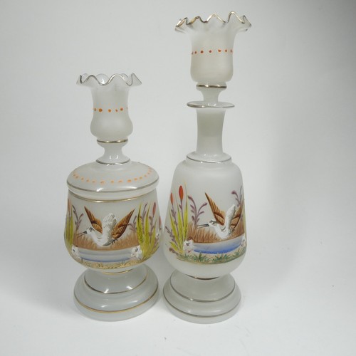 Handpainted ducks birds - handpainted,