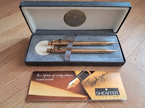 Sheaffer vintage gold pen and - gold,
