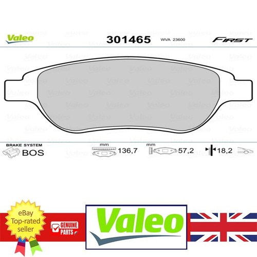 Front brake pad set - front,