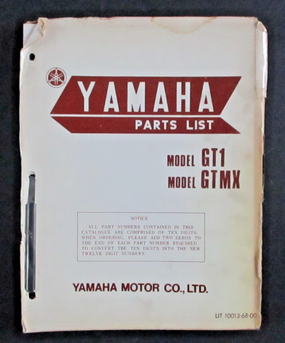 Yamaha gt1 gtmx - gt1, parts