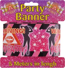 HEN PARTY BANNERS / WALL BANNERS / HEN PARTY SASH PARTY DECORATION 5 meters long