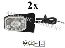 Led White Clear Front Side