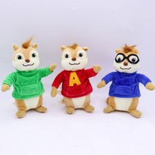 Cosplay Alvin and the Chipmunks Alvin Simon Theodore Plush Toy Soft Stuffed Doll