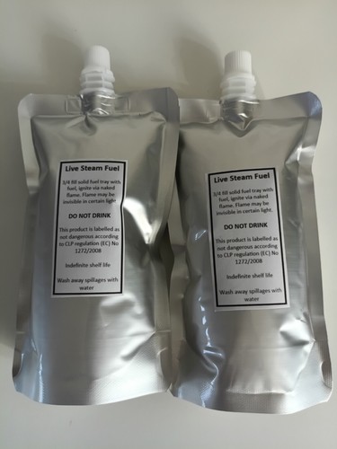 Large fuel gel - large, pouches