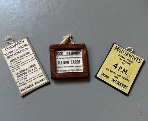 Scale wwii dolls - 1:12,
