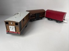 Tomy Trackmaster Thomas The Tank Engine Battery Train Toby The Tram and Trucks