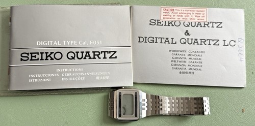 Seiko f051 5010r lcd digital - seiko,