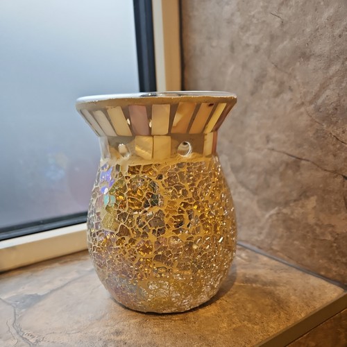 Yankee candle gold silver - candle,
