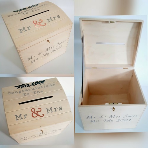 Personalised wooden wedding - personalised,