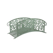 Green Garden Bridge Metal Garden Bridge Outdoor Garden Decor
