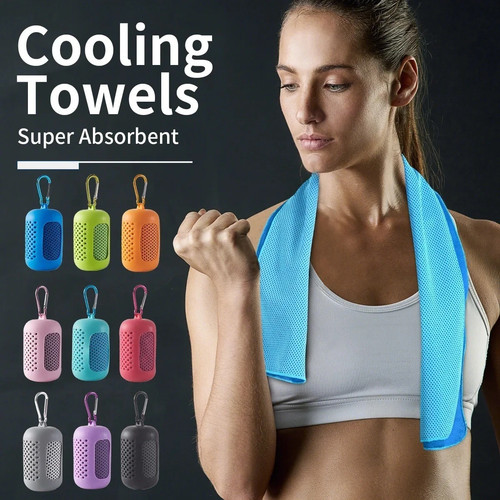 Instant cooling towel ice - cooling, cold