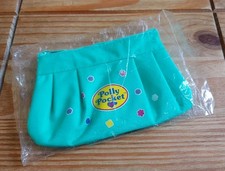 Vintage Polly Pocket Fabric Zipped Purse 1992. New In Bag Ultra Rare P.R.D