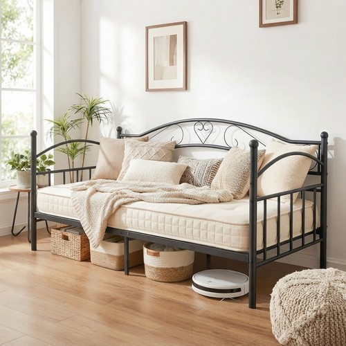 Sturdy 3ft metal daybed - 3ft,
