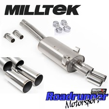 Milltek BMW M3 E36 Exhaust Cat Back Rear Silencer OEM Style Polish Tip SSXBM1401