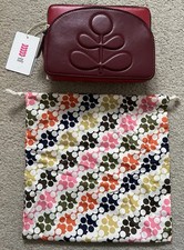 ORLA KIELY PORTIA RED EMBOSSED