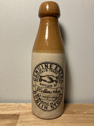 Ginger beer bottle pictorial - ginger,