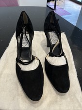 Emma Hope Black Suede Court