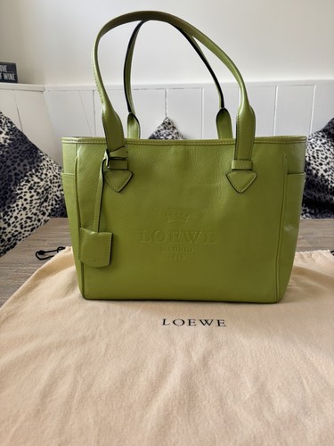 Loewe lime green leather - loewe,