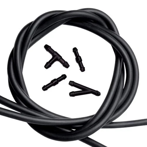 Black rubber windscreen wiper - black,
