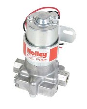 Holley 12-801-1 Fuel Pump, Electric, Rotor, Vane, Red Logo, External, Aluminum