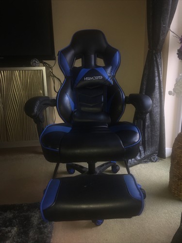 Gaming chair with footrest - gaming,