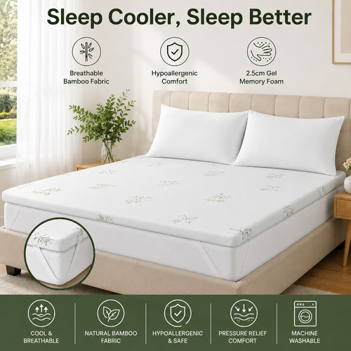 Memory foam mattress topper - memory,