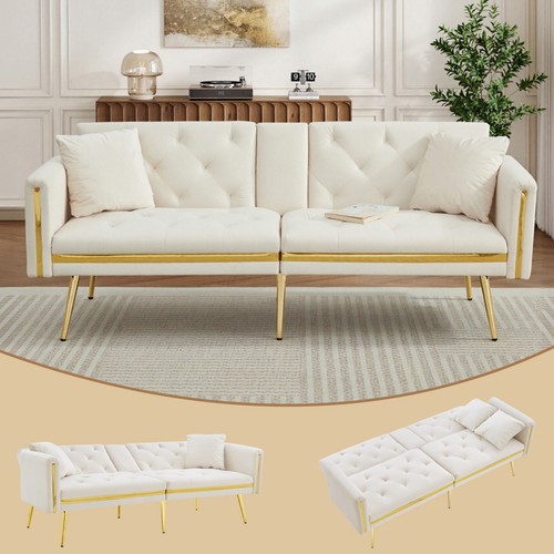 Modern velvet sofa bed - velvet,