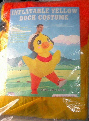 Inflatable duck costume - inflatable,