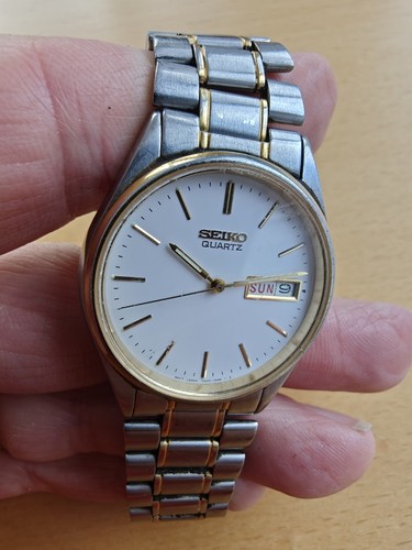 Seiko mens quartz watch with - mens,
