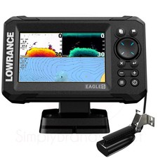 Lowrance Eagle 5 Fishfinder/ Chartplotter with SplitShot HD Transducer/ Basemap