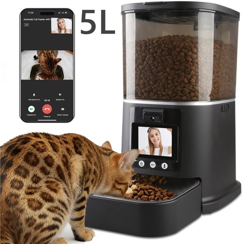 Smart automatic pet feeder - 5l,