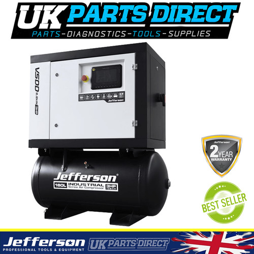 Jefferson 160 litre - 3hp, screw