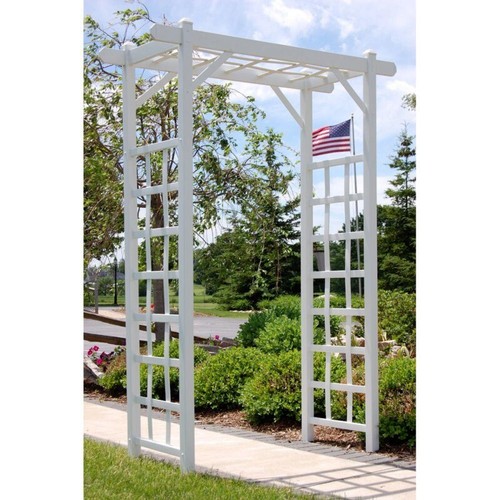 Garden arbor vinyl - arbor,