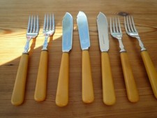 VINTAGE KNIVES AND FORKS