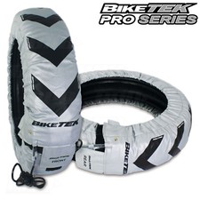 BIKETEK Pro Series Race Track Bike Front & Rear Tyre Warmers 120/70-17 160/55-17