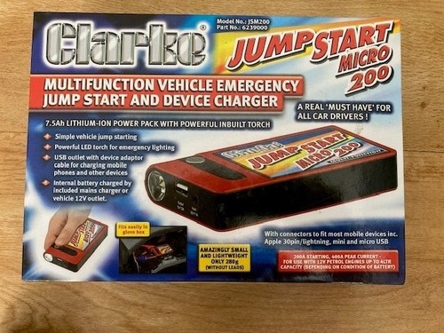 Clarke jump start micro 200 - clarke,