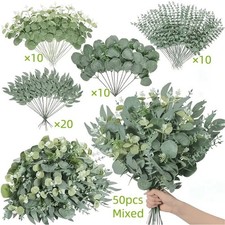 50 Pcs Artificial Eucalyptus