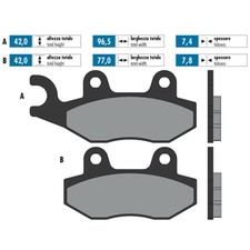 Polini Sintered Brake Pads for