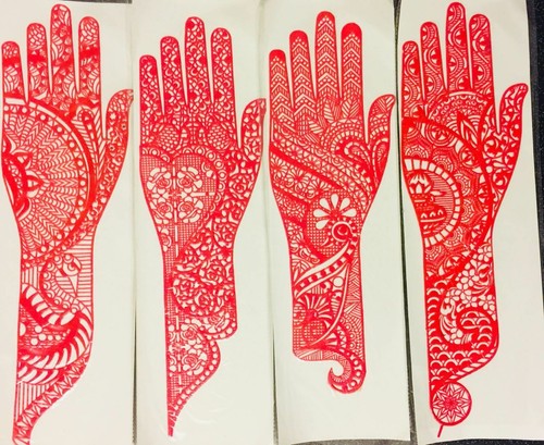 Reusable henna stencils - reusable,