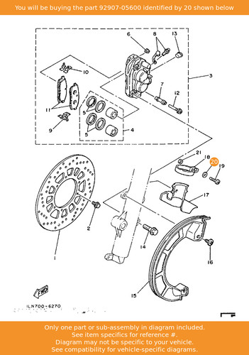 Yamaha washer plate - washer,,